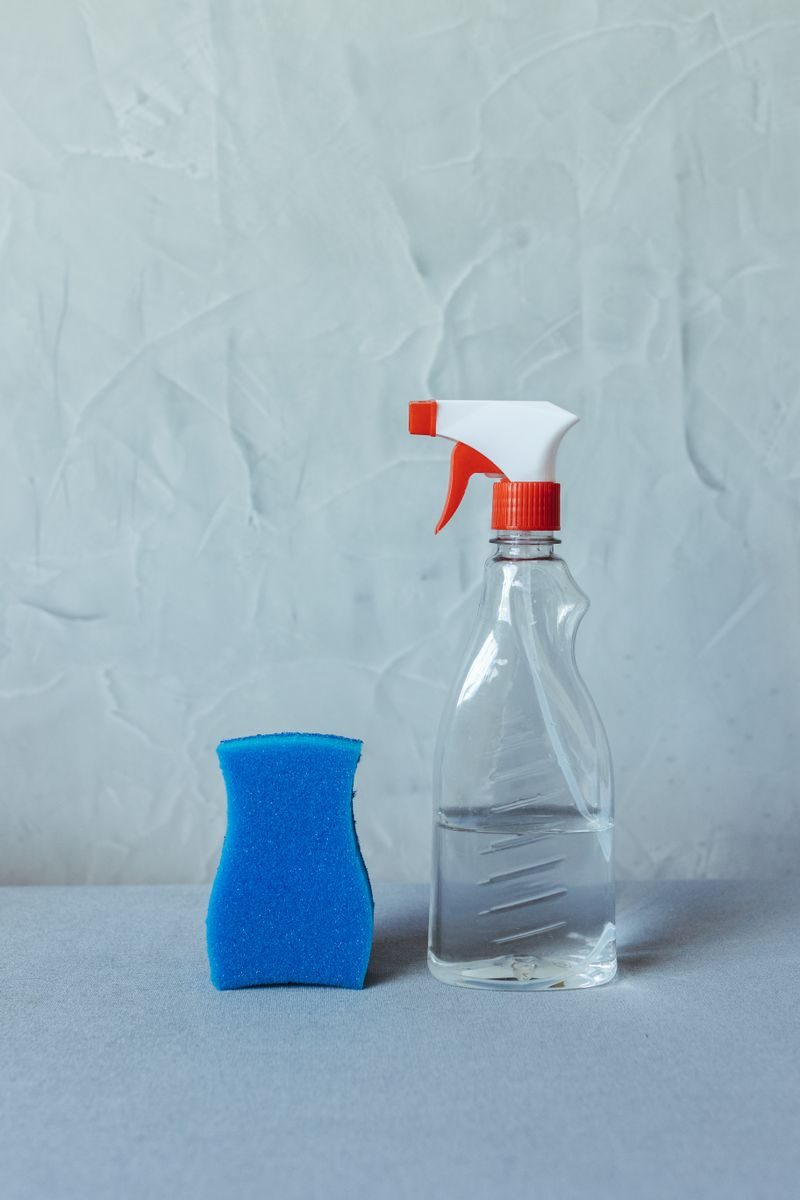 Pulverizador e esponja para limpeza de superfícies